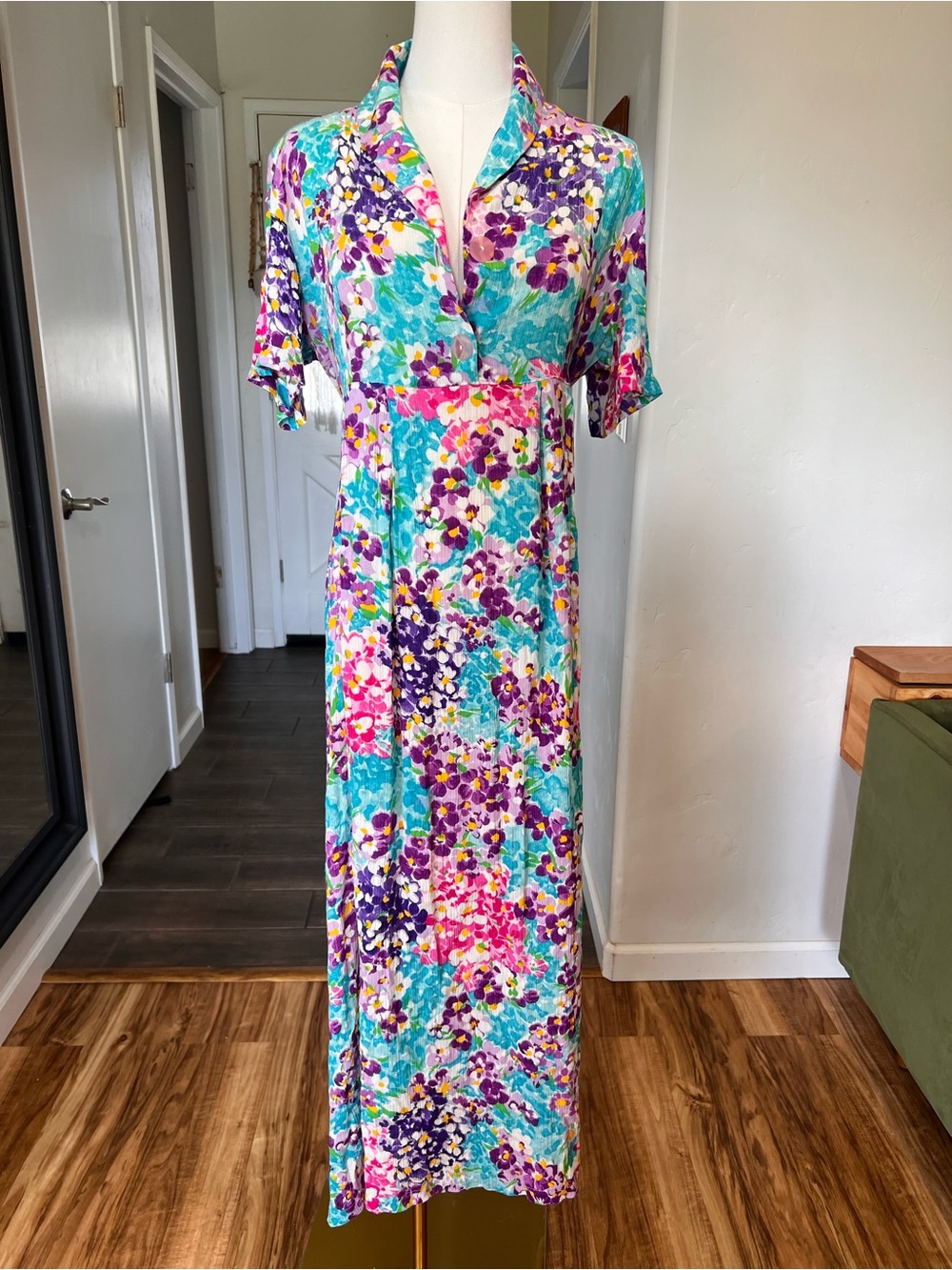 French Laundry Cottage core Floral Maxi Dress